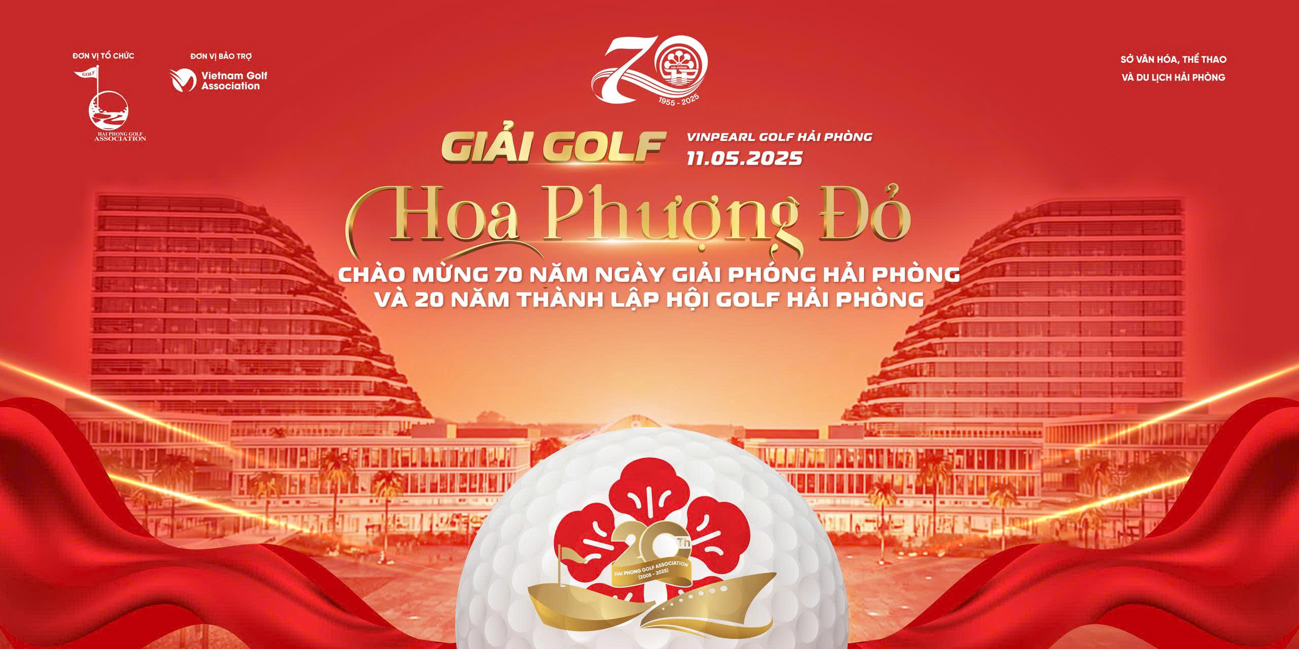 Giải Golf Hoa Phượng Đỏ – Hải Phòng 2025: Gắn kết doanh nhân, lan tỏa giá trị cộng đồng qua những cú swing